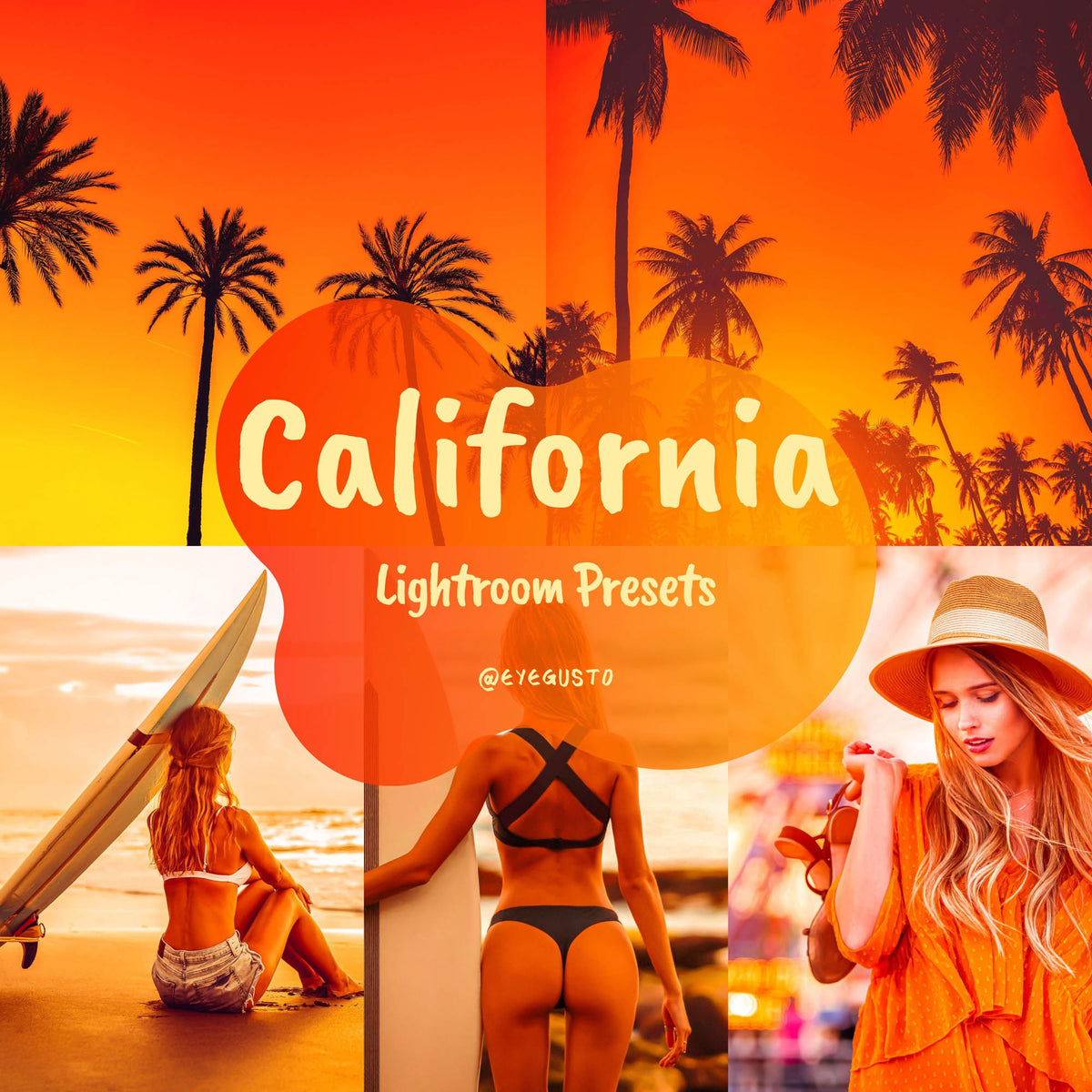 California Sunset Lightroom Preset Mobile Instagram