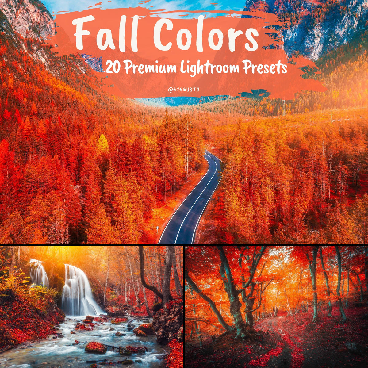 20 Fall Video LUTs Pack | Premiere Pro and Final Cute Pro
