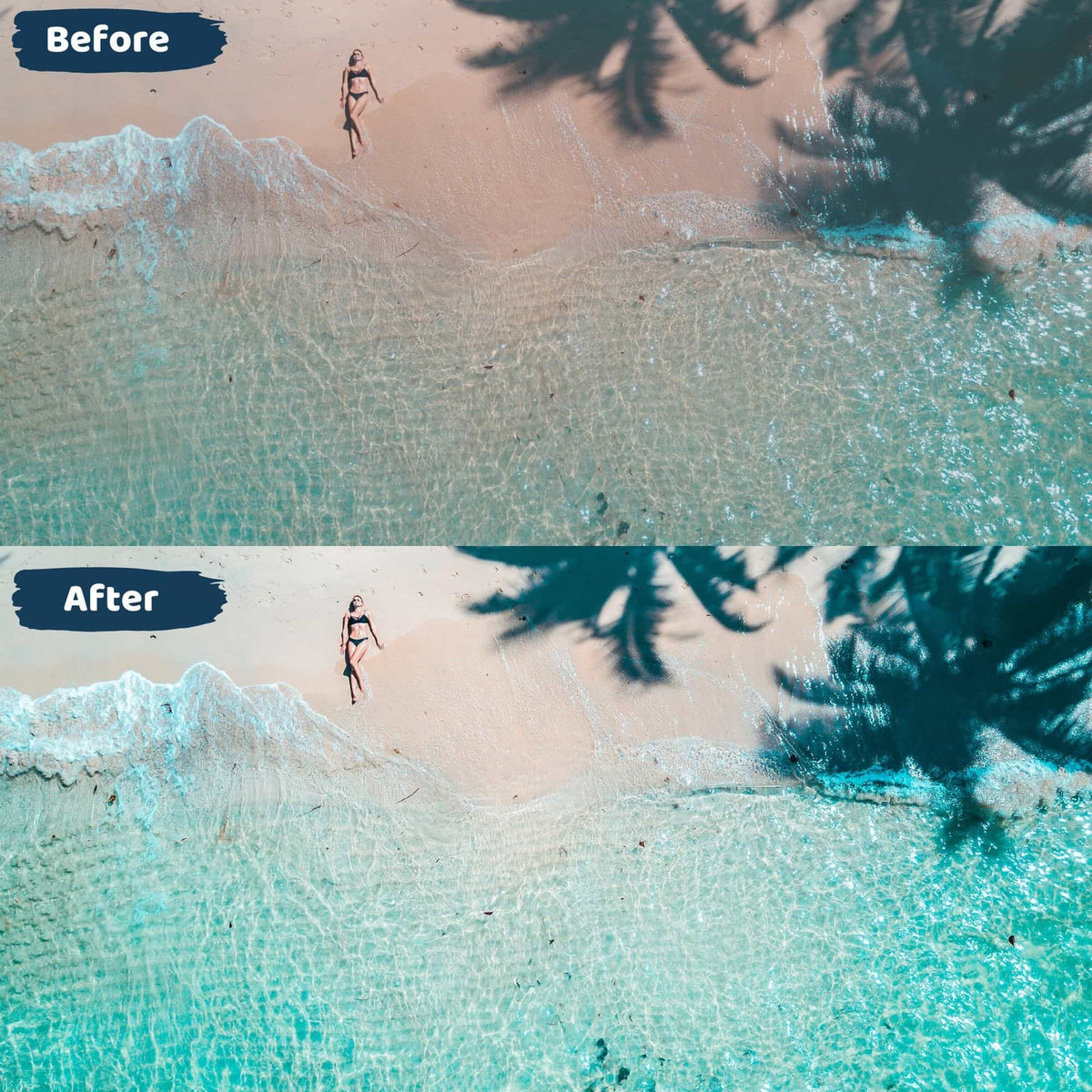 Lightroom Beach Presets Mobile Desktop Instagram