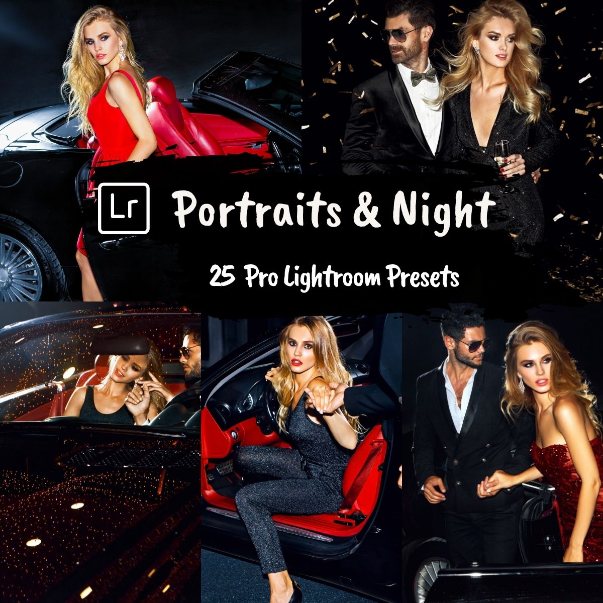 25 Lightroom Presets for Portraits Night Shots