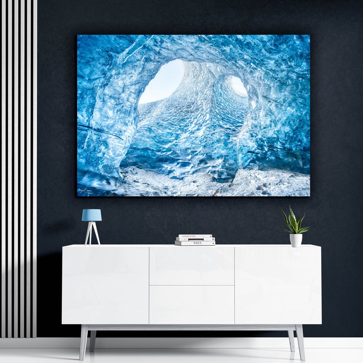 Ice Cave Formation in Iceland