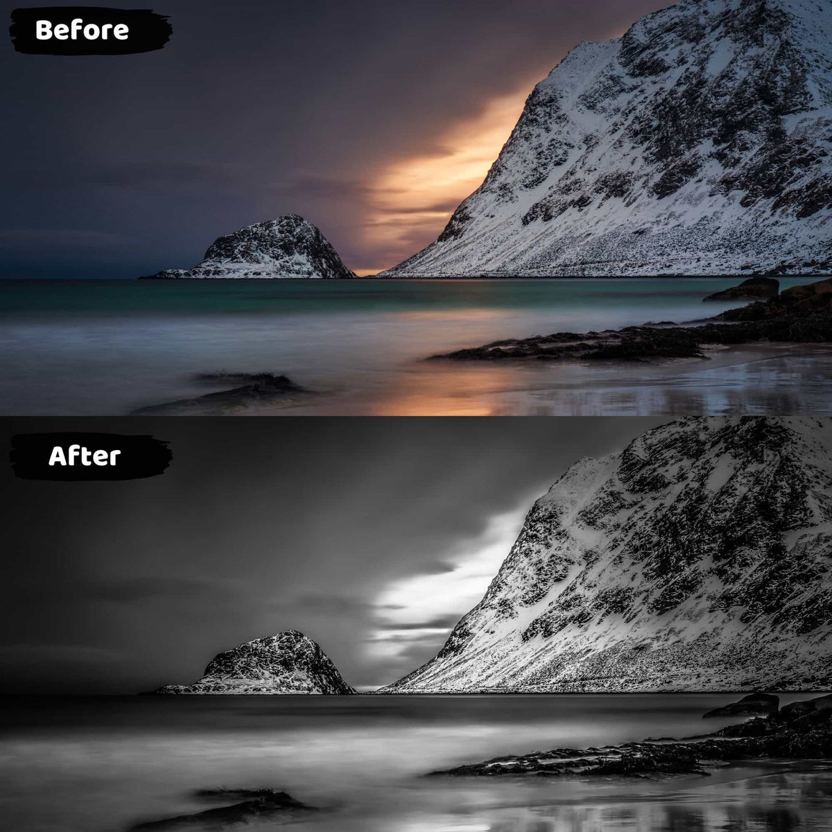 B&amp;W Lightroom Presets Mobile and Desktop