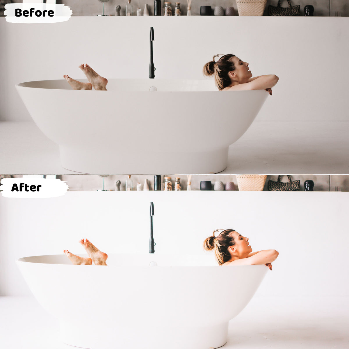 Lightroom Presets Light and Airy Portraits Mobile and Desktop Bright.