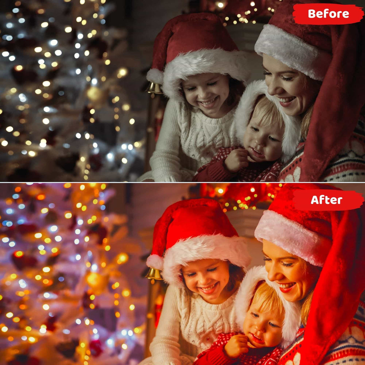 12 Warm Christmas Presets