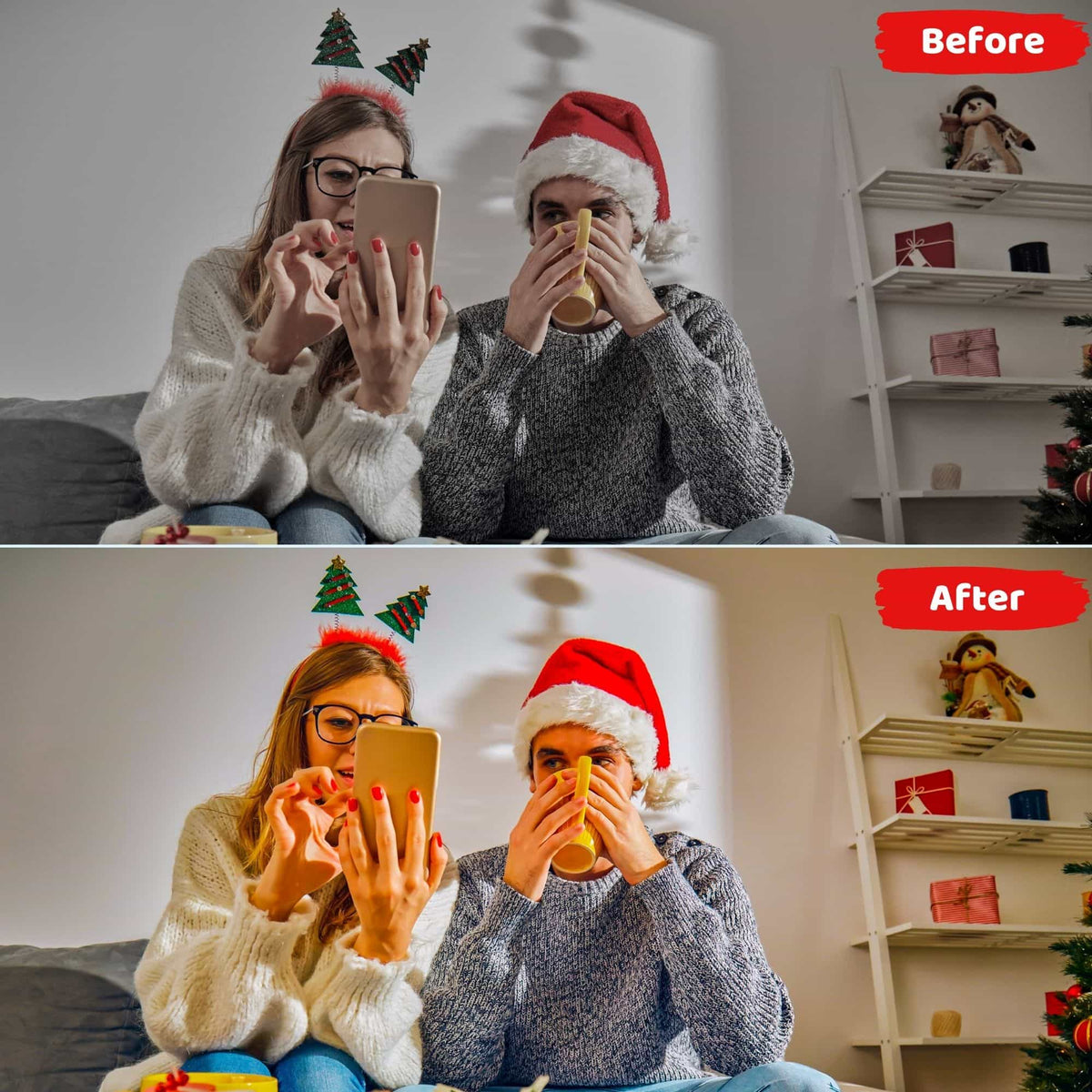 12 Warm Christmas Presets