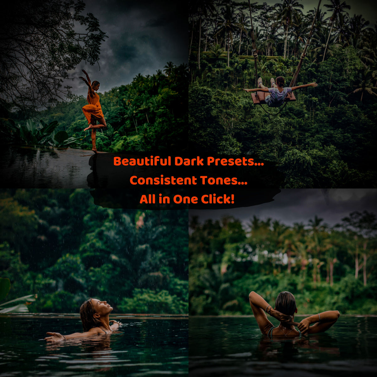 Dark Moody Lightroom Presets Mobile Instagram