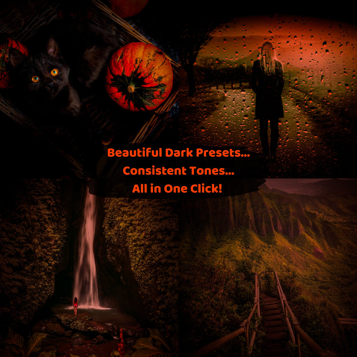 Dark Moody Lightroom Presets Mobile