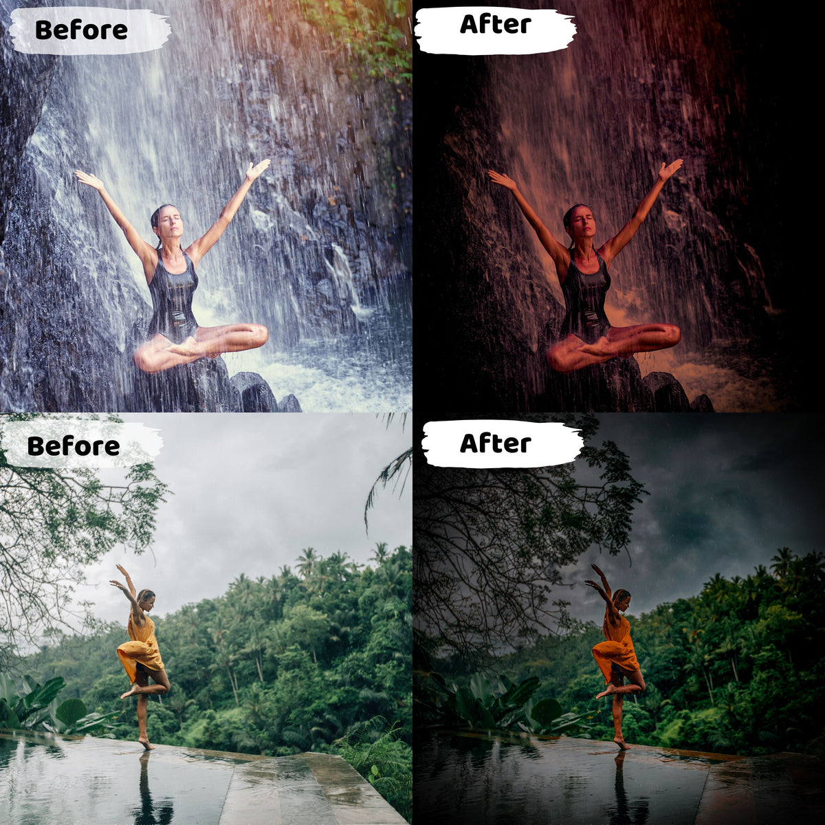 Dark Moody Presets Lightroom Mobile Instagram