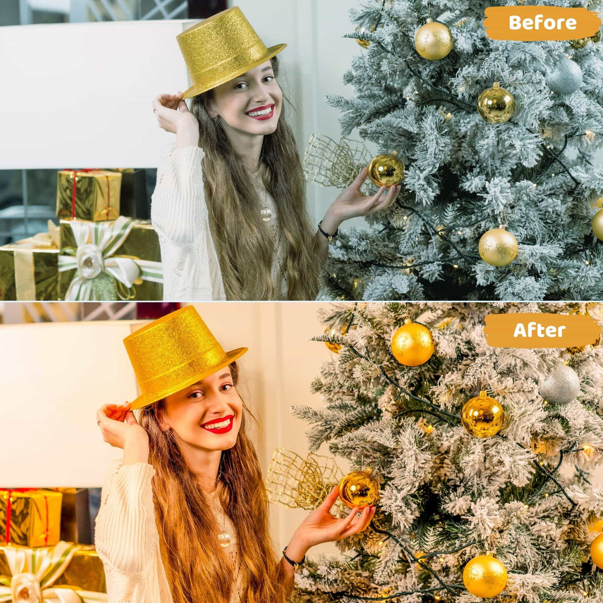 16 Golden Christmas Presets