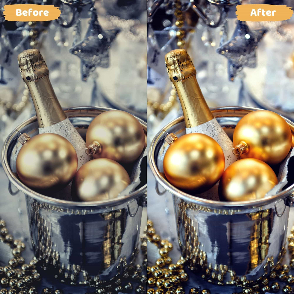 16 Golden Christmas Presets