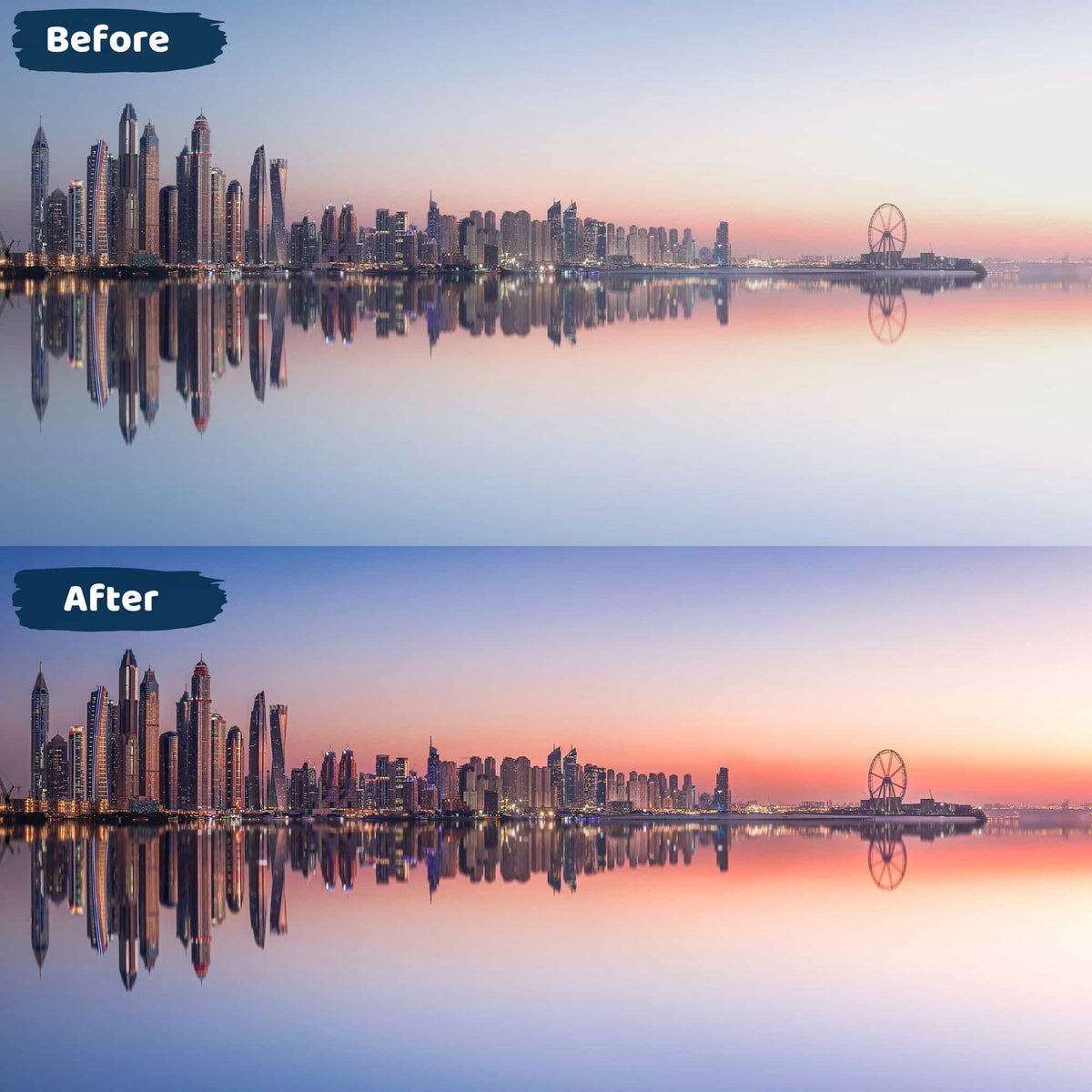 Lightroom Landscape Presets City Sunset