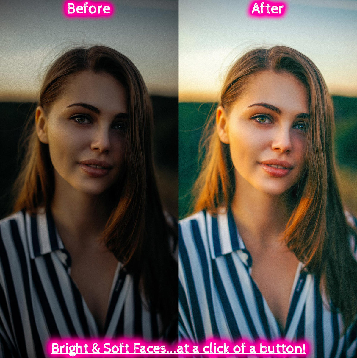 12 Happy Face Presets