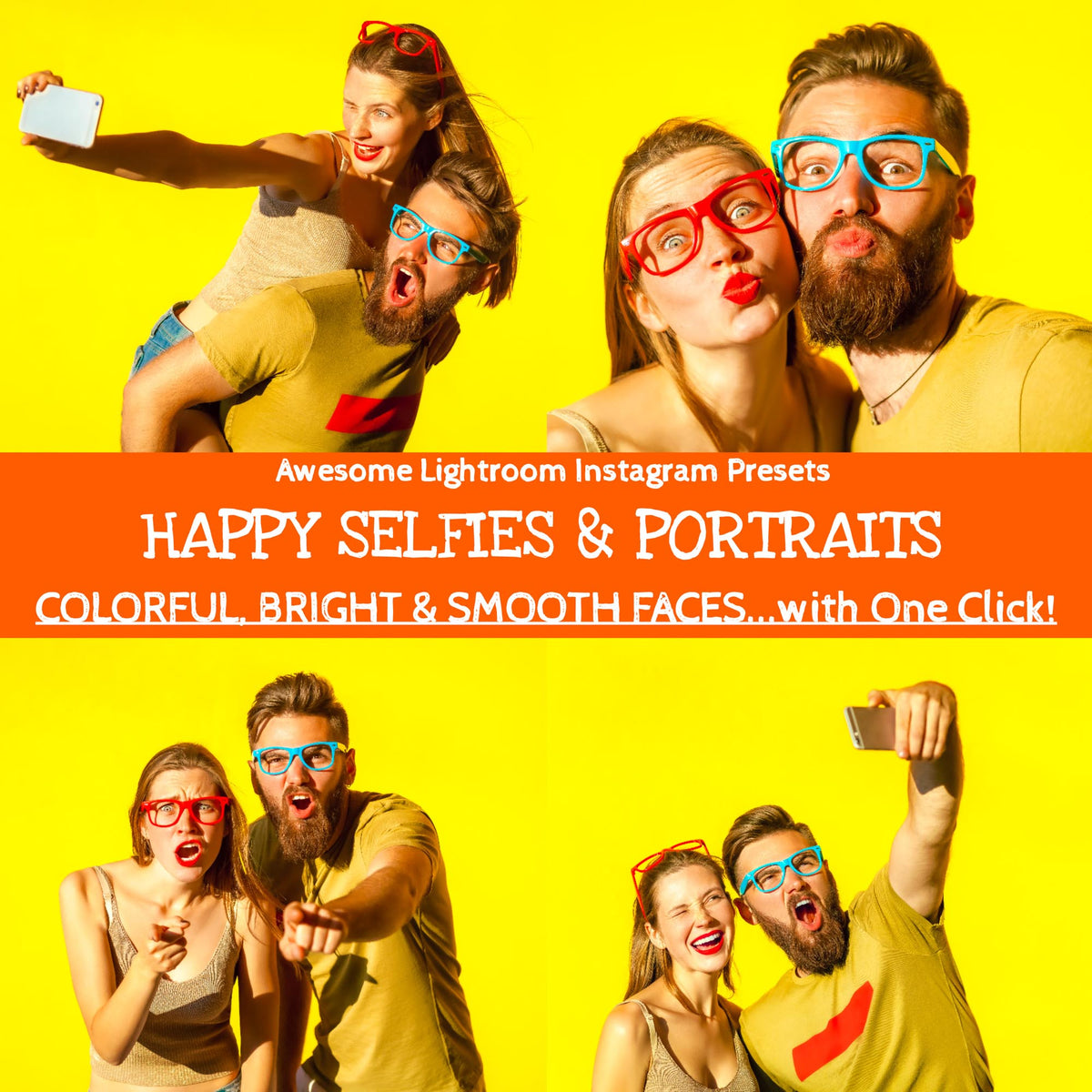 Lightroom Presets Portraits Selfies Mobile and Desktop