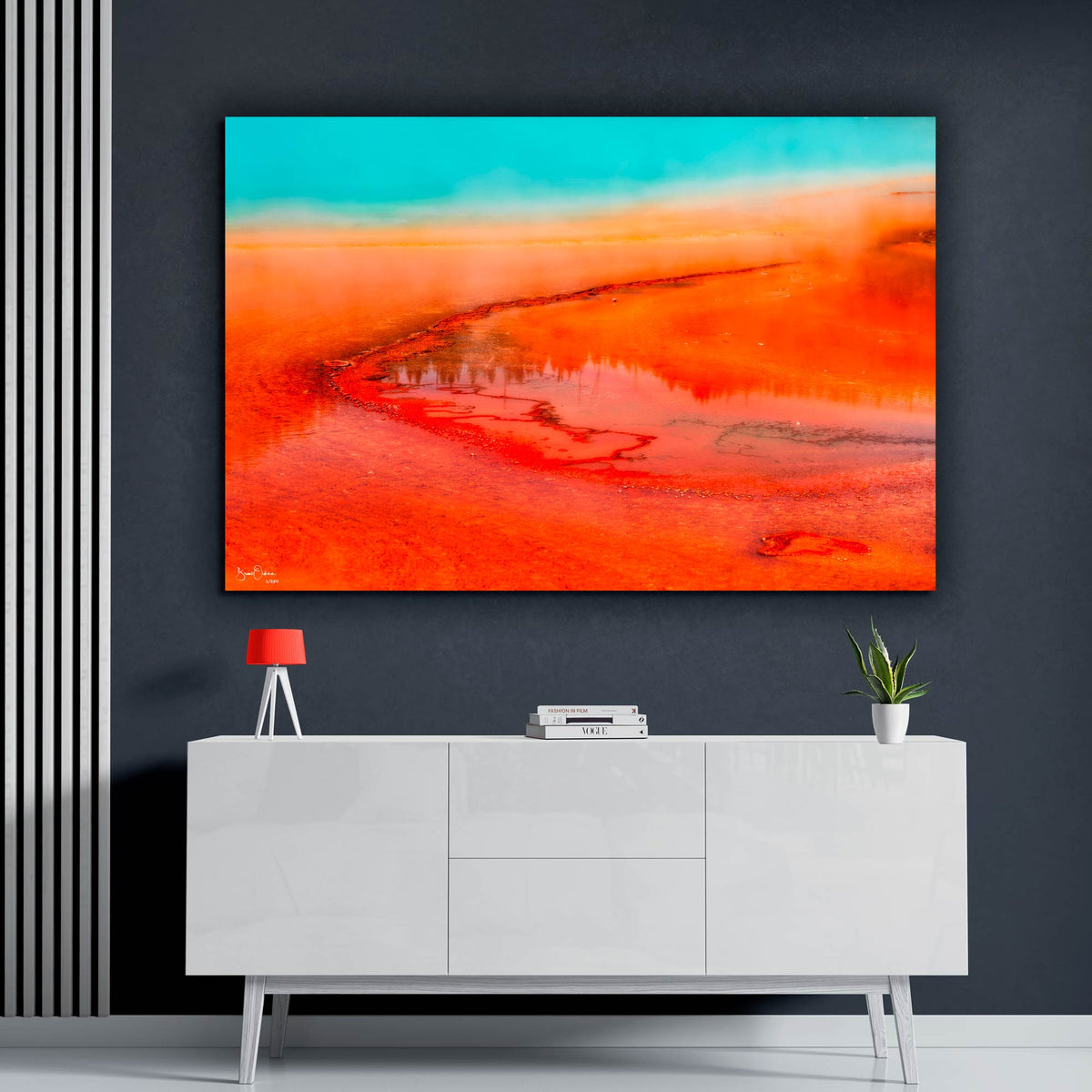 Luxury-Abstract-Wall-Art-Print-Orange-Yellowstone
