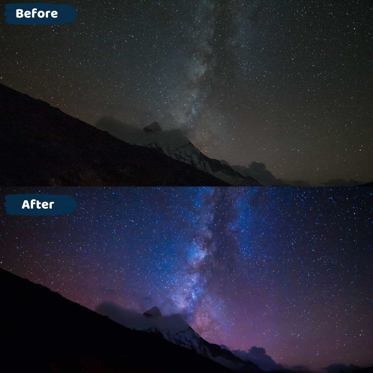 Milky Way Lightroom Presets Night Sky