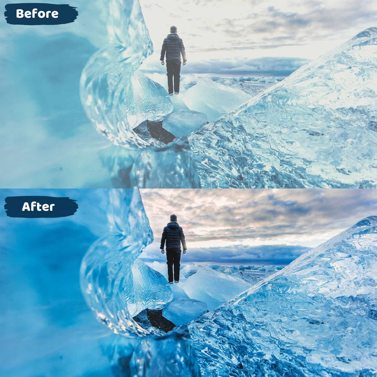 Moody Lightroom Winter Presets Landscape