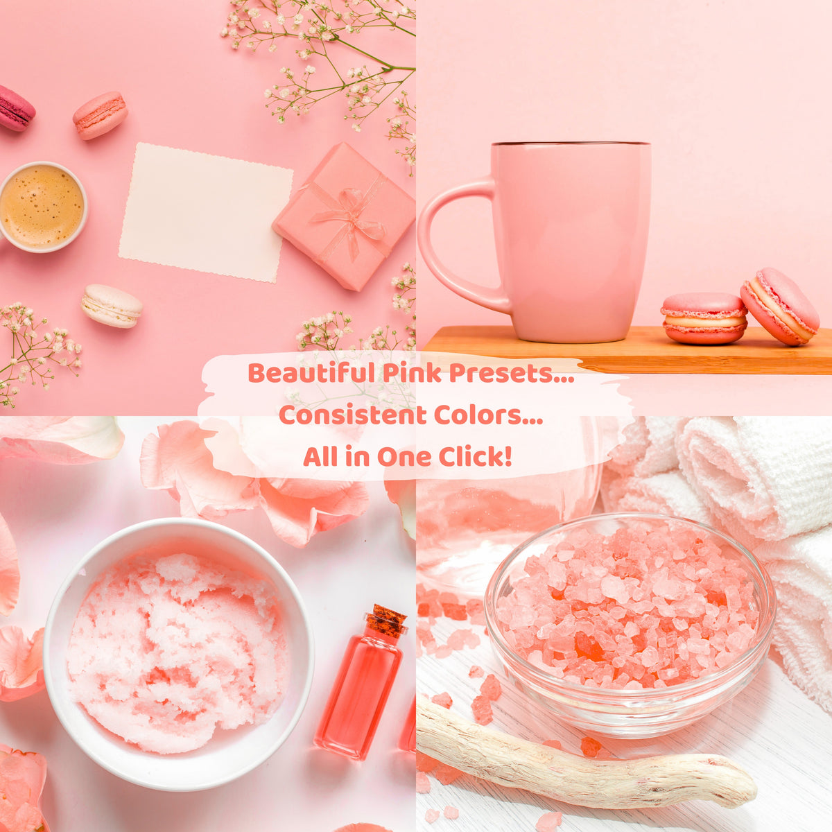 12 Pastel Pink Presets