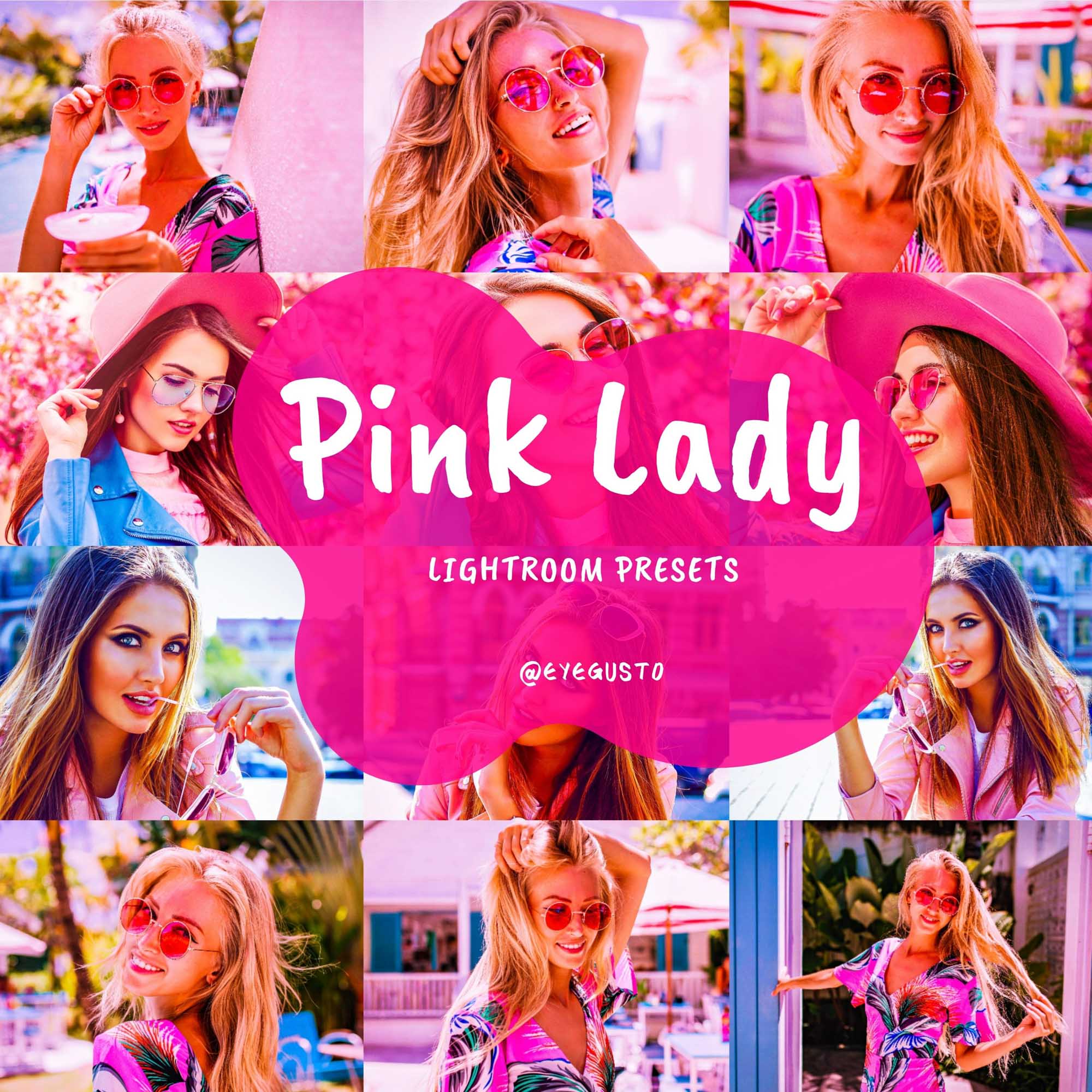 Pink Presets Lightroom Mobile Lifestyle Women