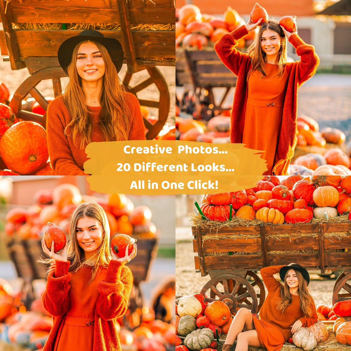 Pumpkin Halloween Lightroom Presets Fall
