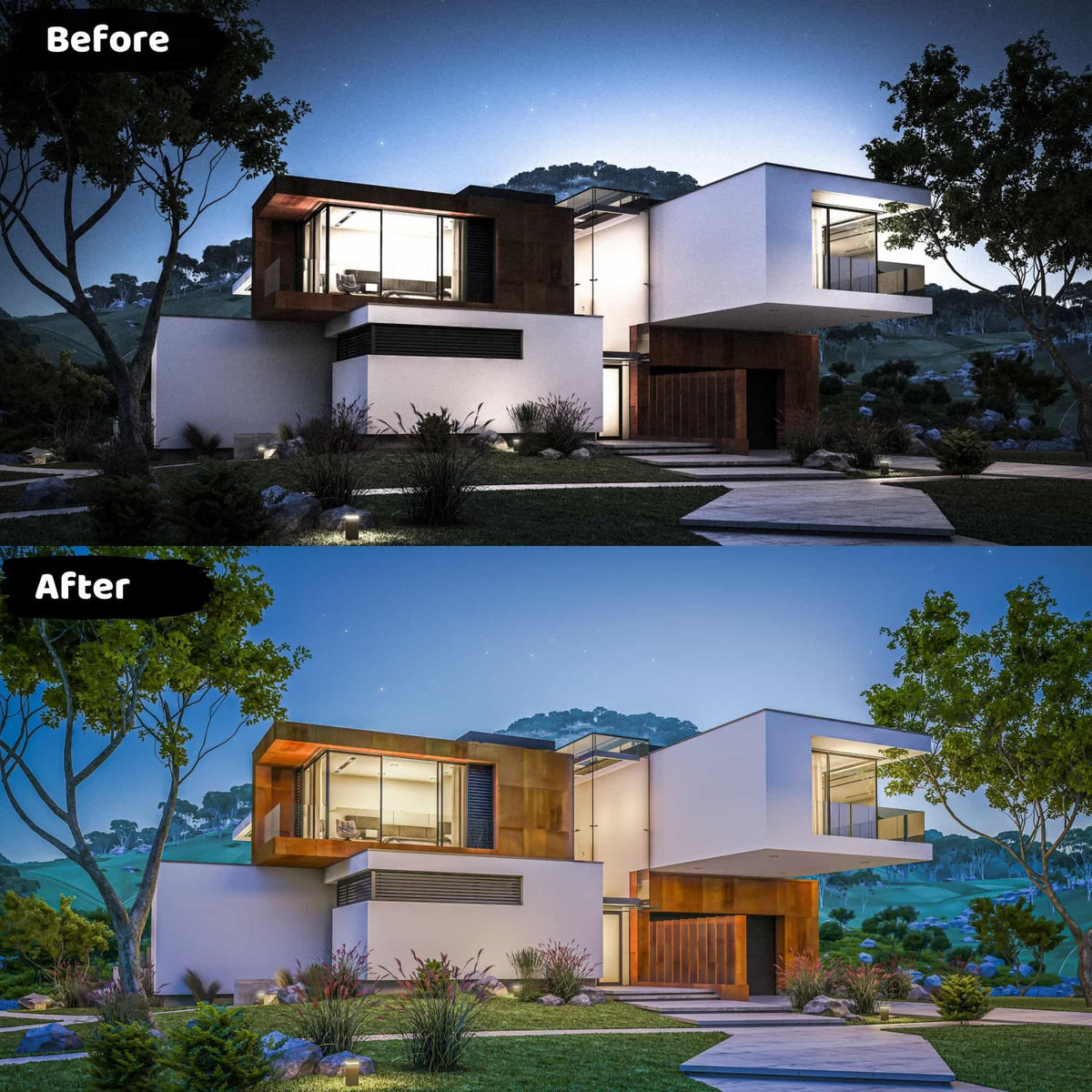 Real Estate Lightroom Presets Outdoors