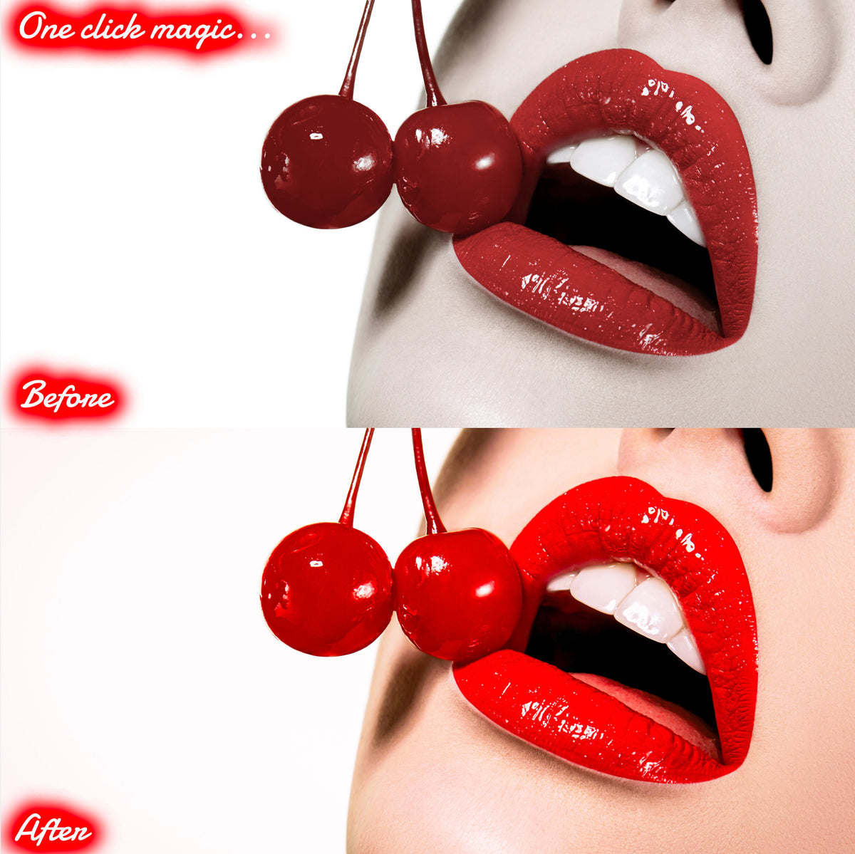 12 Red Fashion Presets