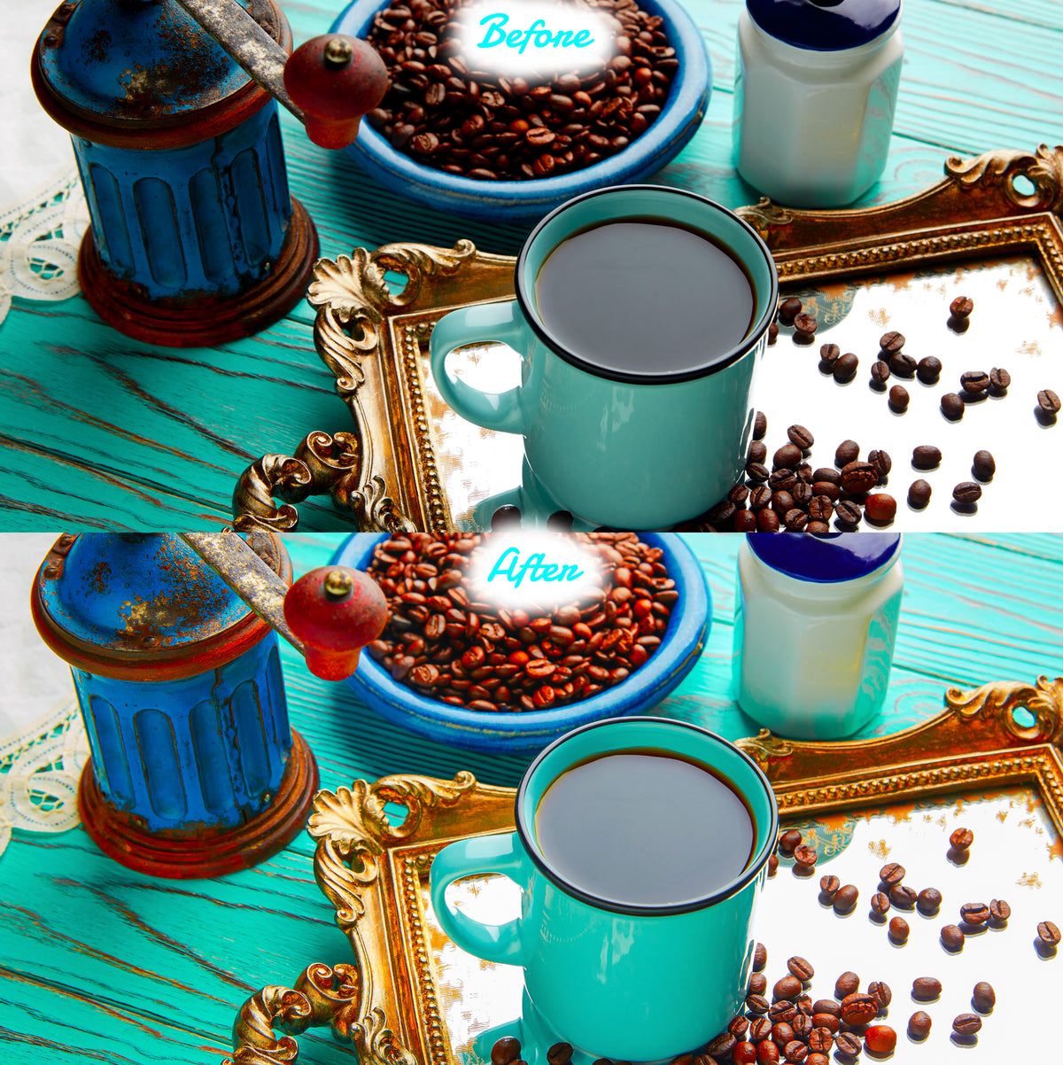 12 Super Foodie Presets