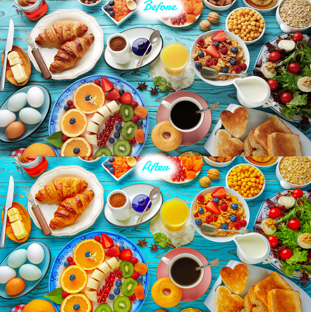 12 Super Foodie Presets