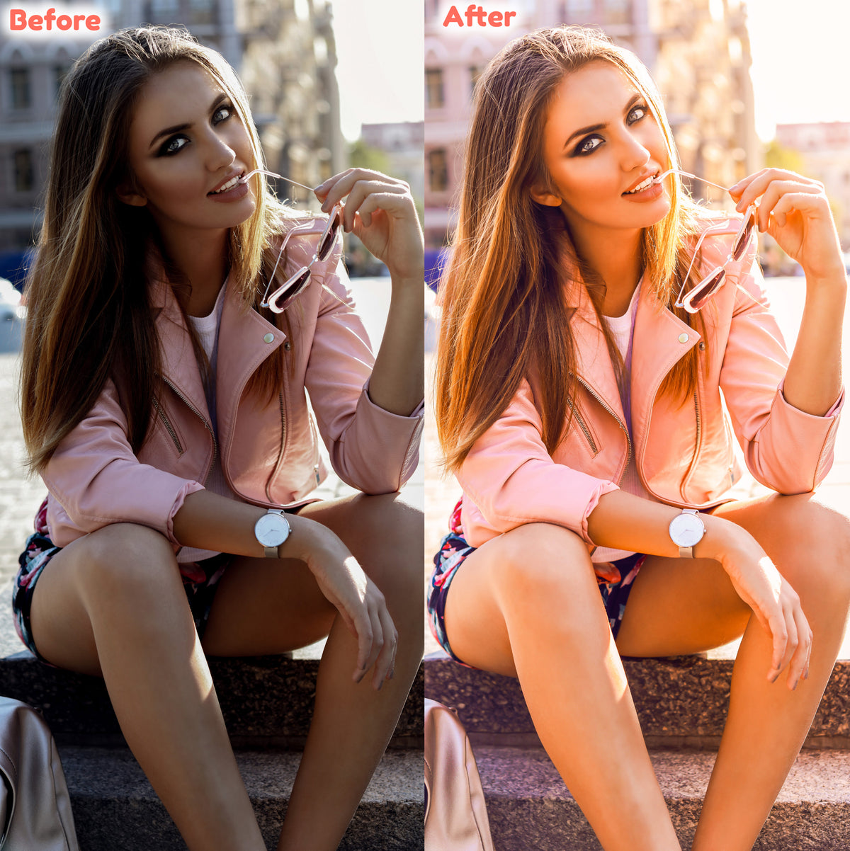 12 Pastel Pink Presets