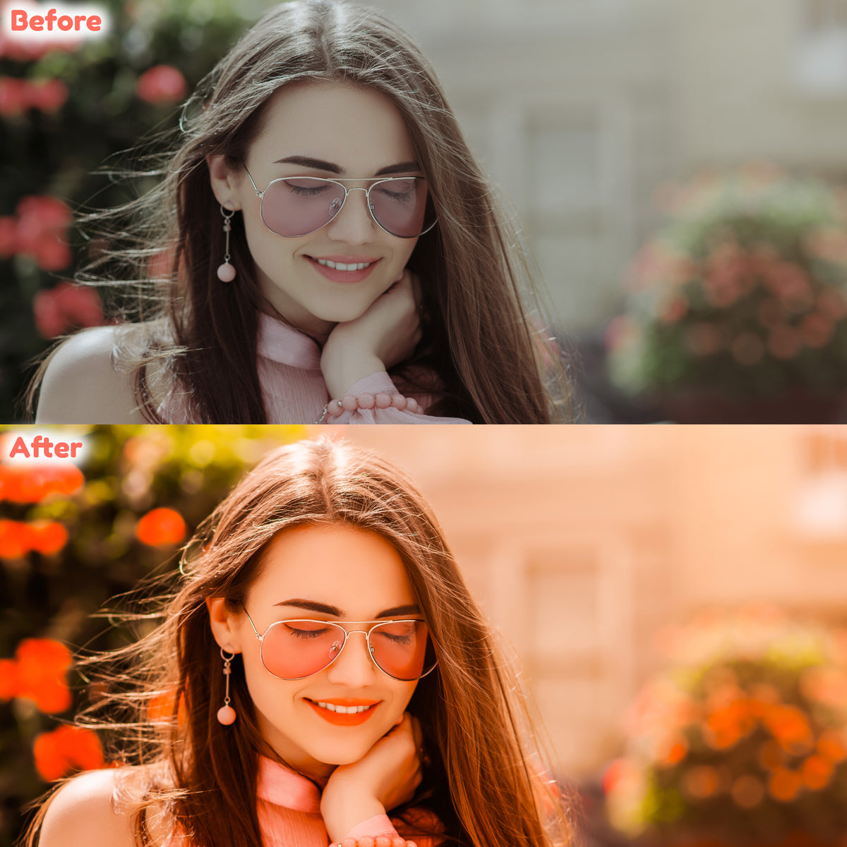 12 Pastel Pink Presets
