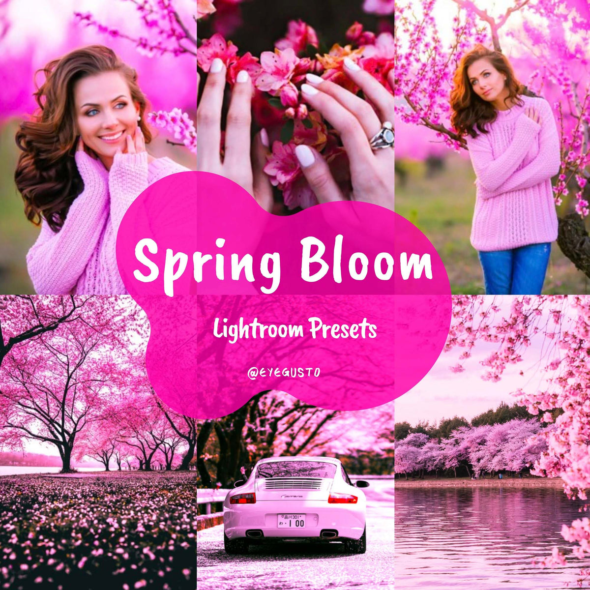 Spring Lightroom Presets Instagram Pink