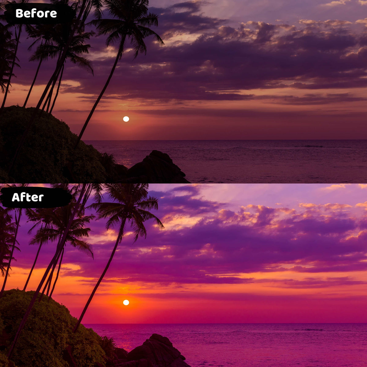 Sunrise Presets Lightroom Mobile