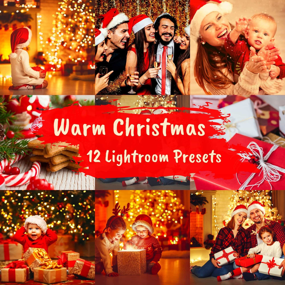 12 Warm Christmas Presets