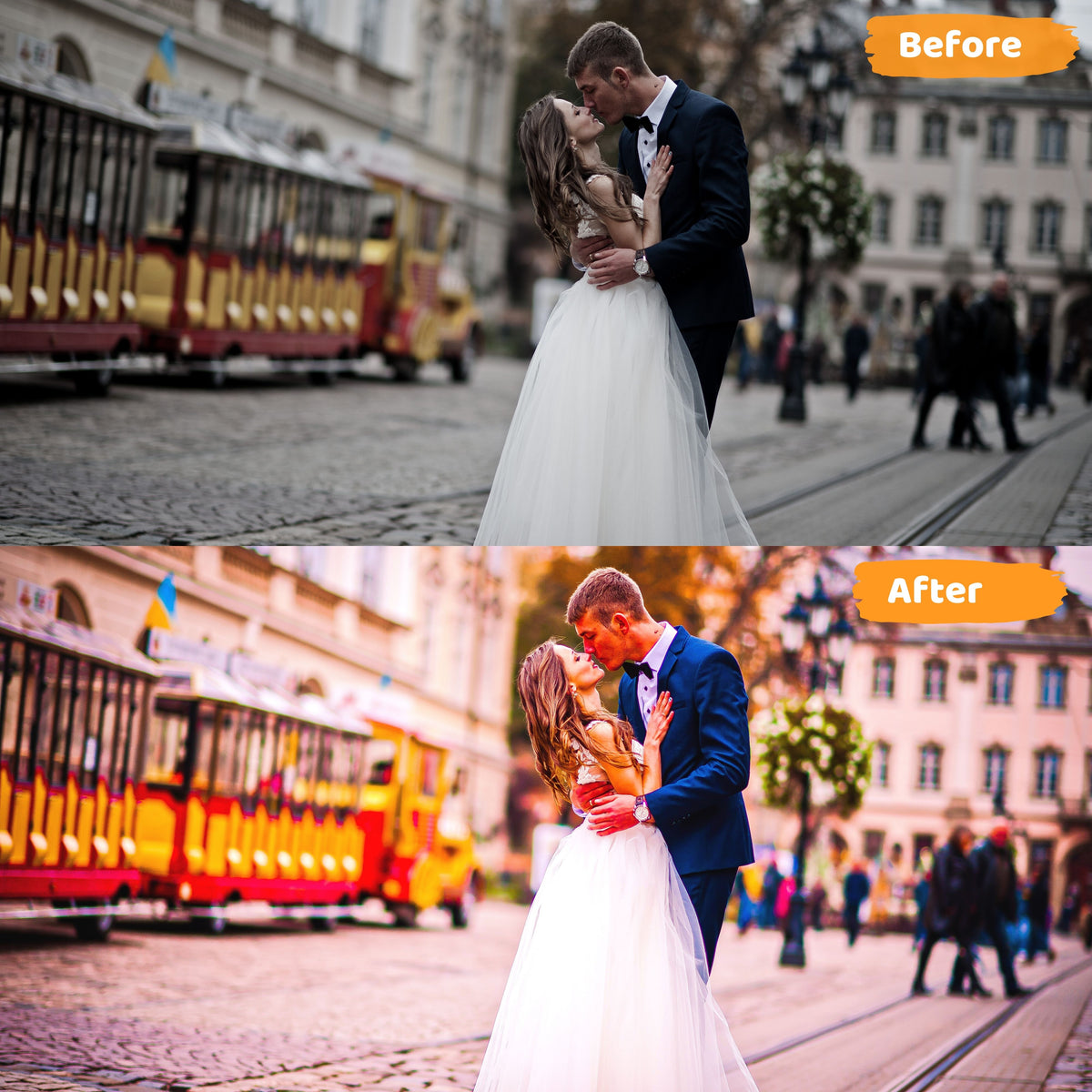 Wedding Presets Before and After