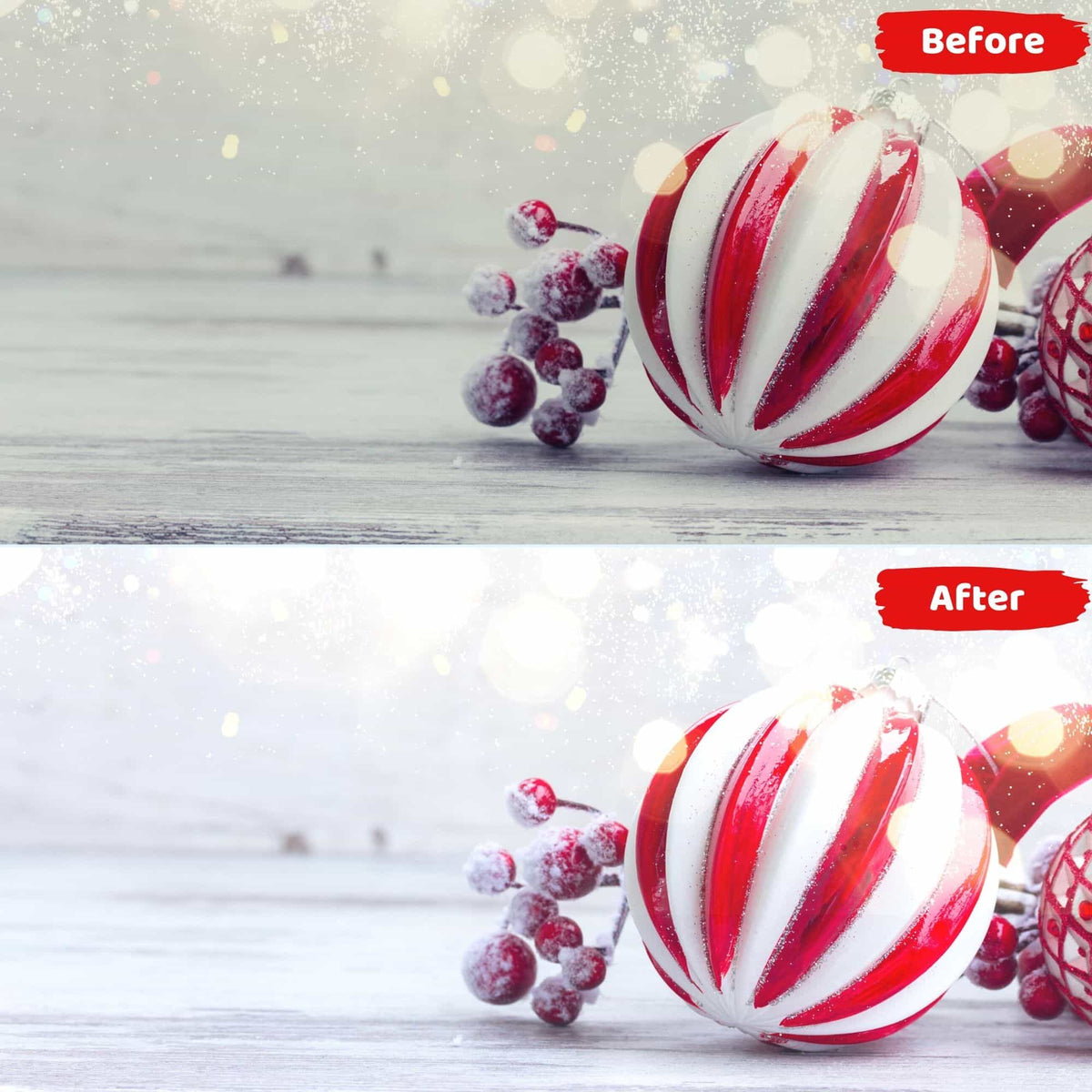 16 White Christmas Presets