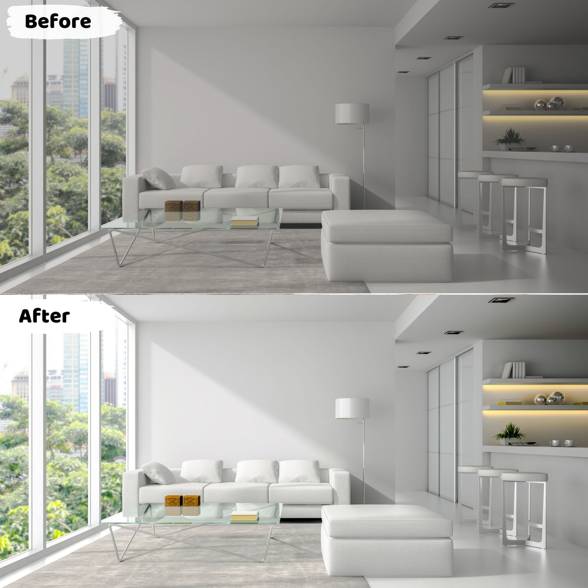 10 White Home Interiors Presets