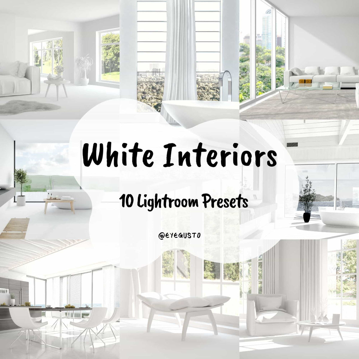 10 White Home Interiors Presets