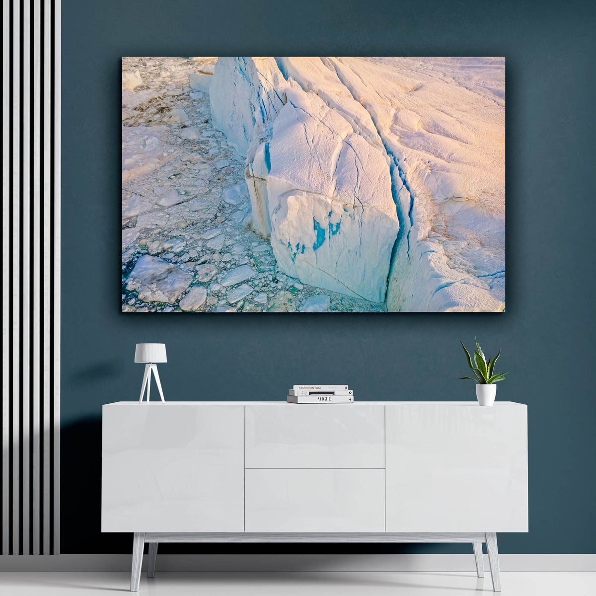 White Winter Luxury Wall Art Print Fine Art Iceberg Greenland