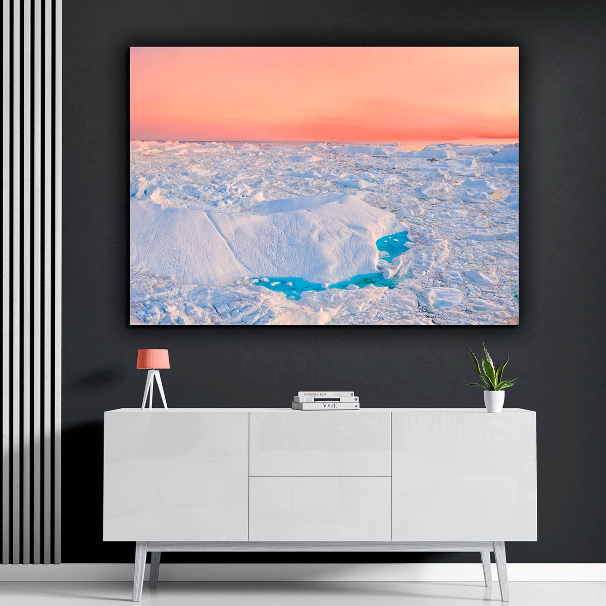 WinterLandscape-Luxury-Wall-Art-Print-Midnight-Sun-Greenland