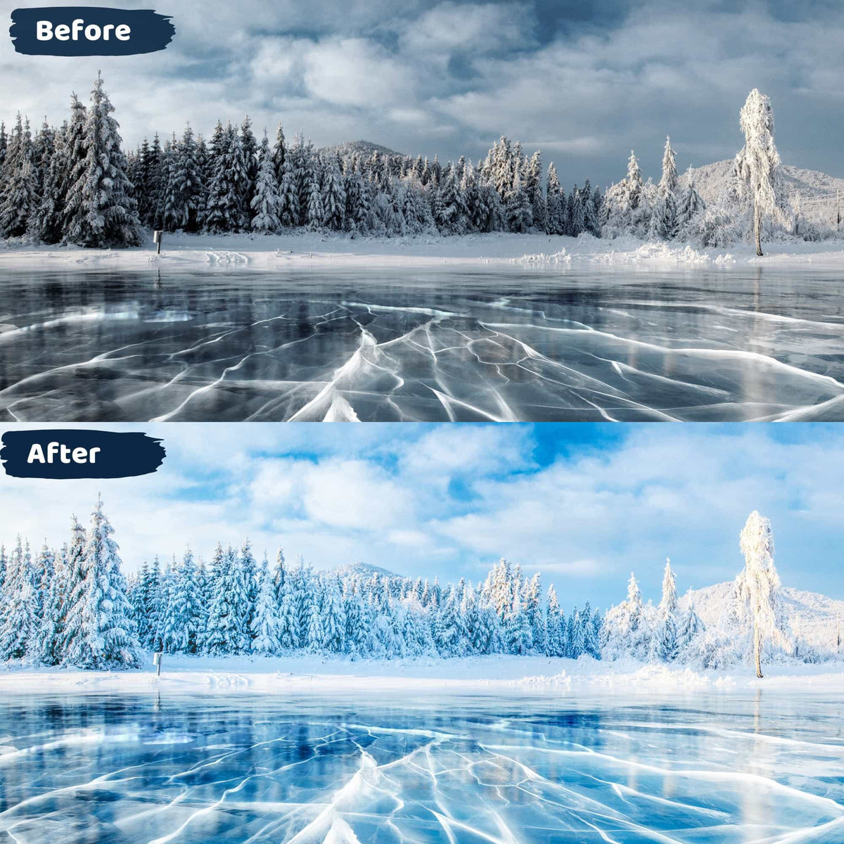 Winter Presets Lightroom Mobile Desktop Instagram